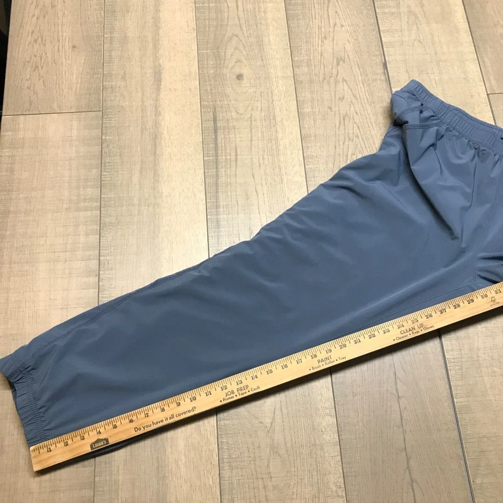 Eddie Bauer Jogger Pants Fleece‎ Lined Womens Size 16 Blue Pull On Winter Hiking